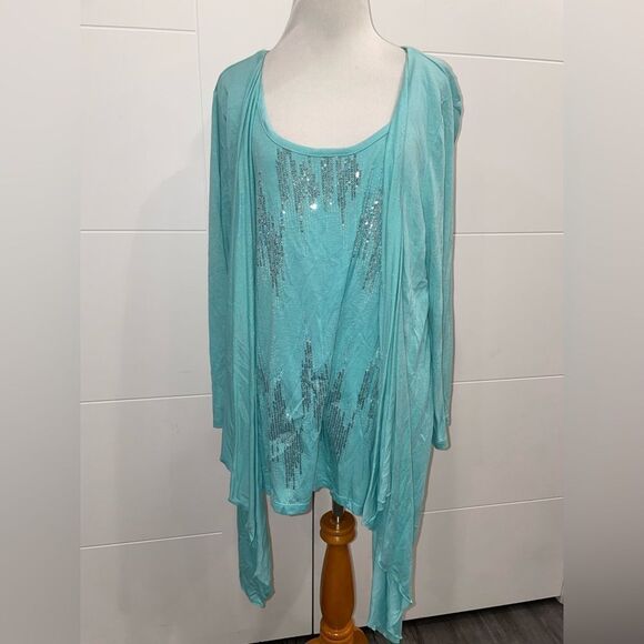 Large Inc Brand blouse, camisole with connected jacket, great condition - Picture 3 of 11